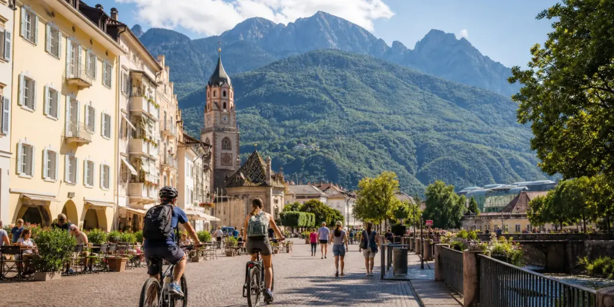 Immagine editoriale di Bolzano, Italia, per organizzare un viaggio di gruppo