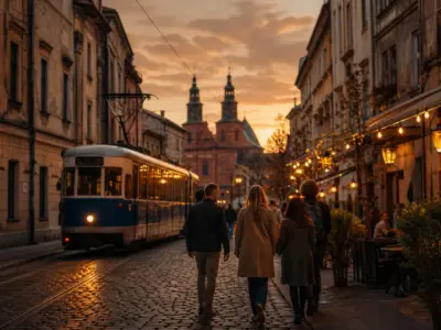 Immagine editoriale di Cracovia, Polonia, per organizzare un viaggio di gruppo