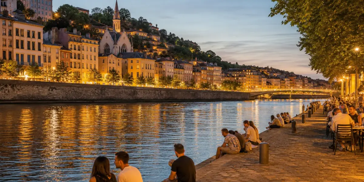 Immagine editoriale di Lione, Francia, per organizzare un viaggio di gruppo