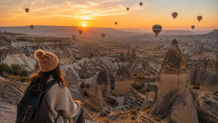 Cappadocia Alba Mongolfiere Camini Fata