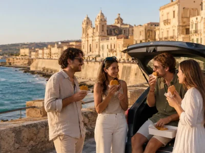 Sicilia orientale on the road: mare, barocco e arancini condivisi