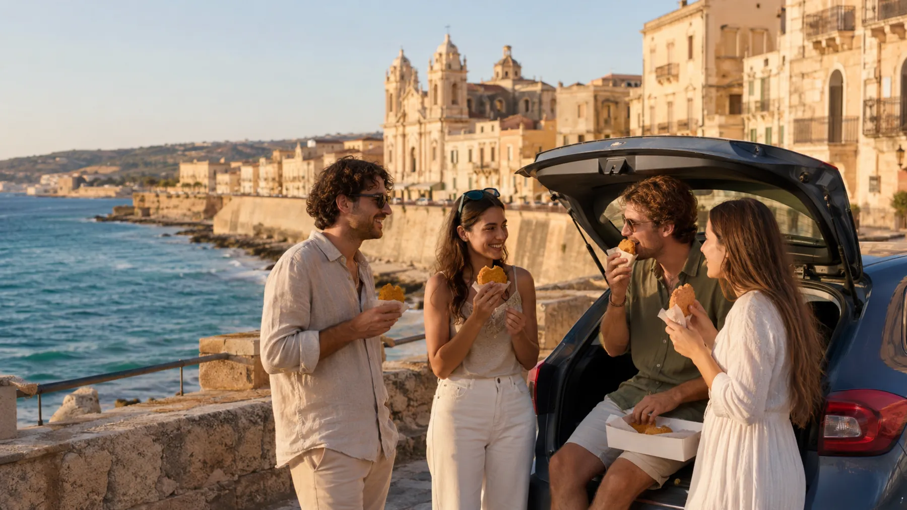 Sicilia Orientale Mare Barocco Arancini Road Trip