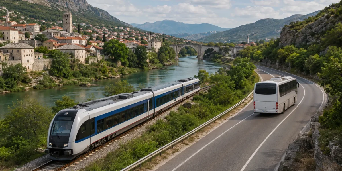 Balcani in treno e bus: Croazia, Bosnia e Serbia