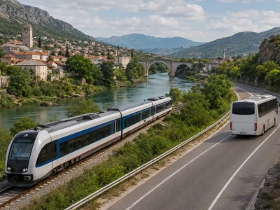 Balcani in treno e bus: Croazia, Bosnia e Serbia