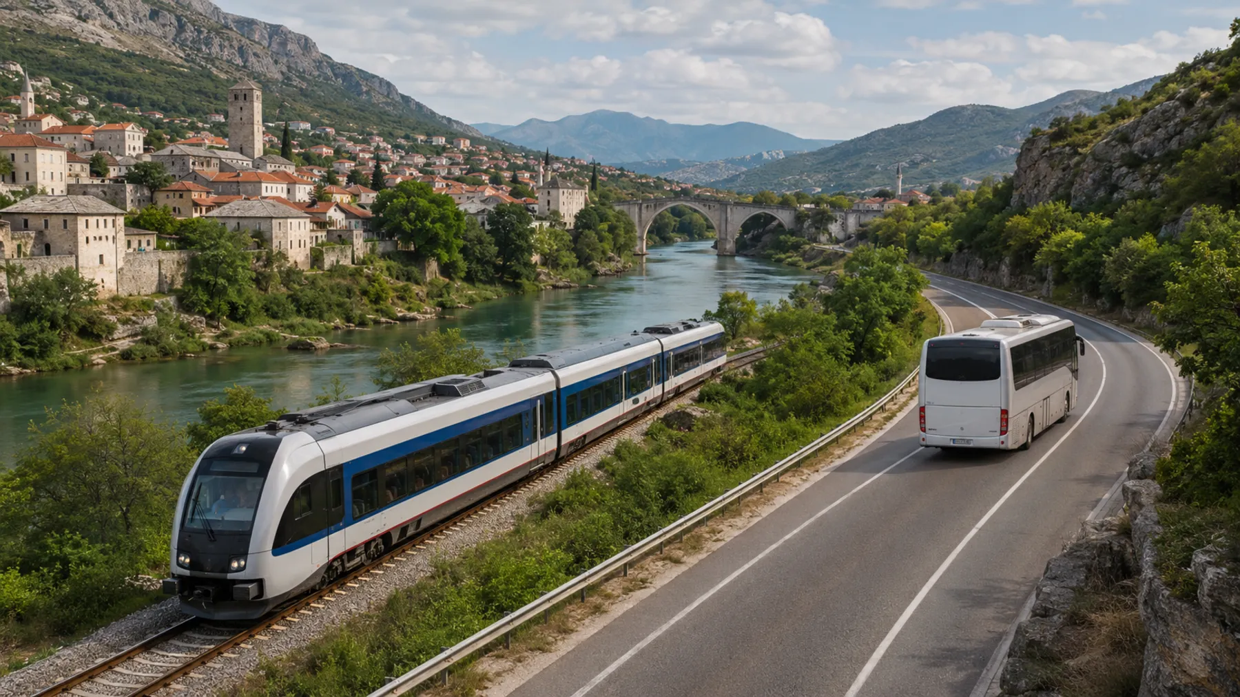 Balcani in treno e bus: Croazia, Bosnia e Serbia