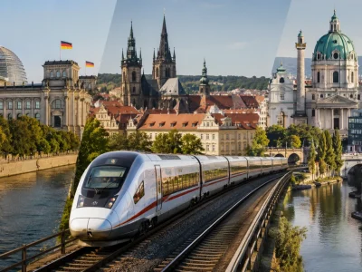 Berlino, Praga e Vienna in treno