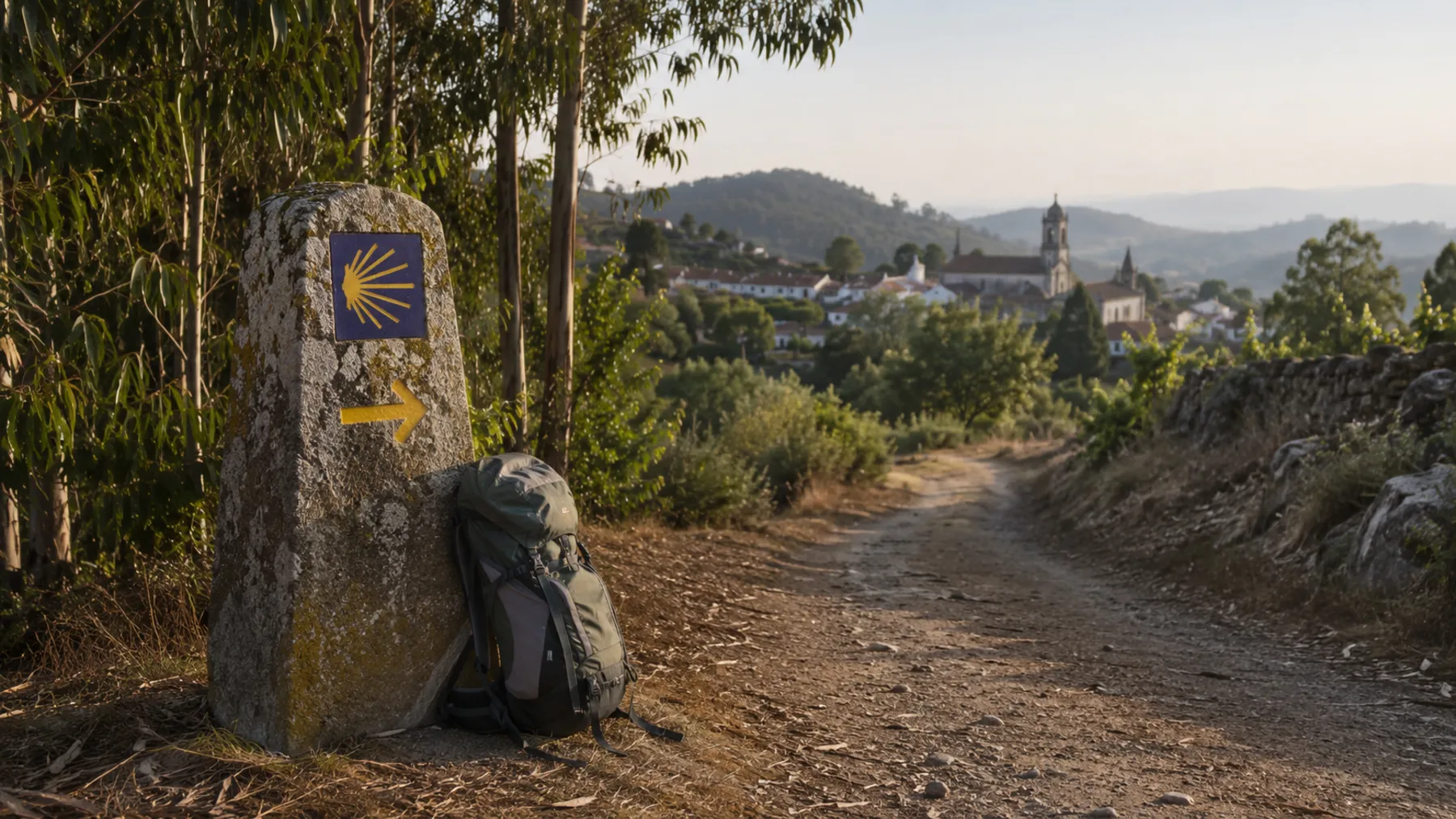 Cammino portoghese verso Santiago: tappe leggere