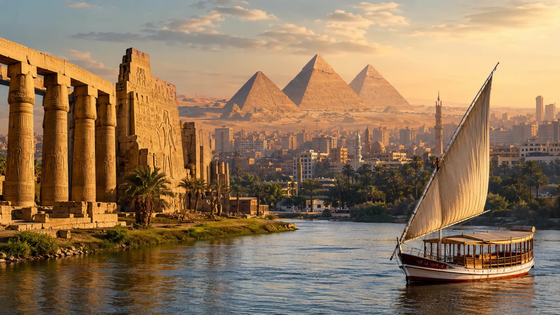 Egitto essenziale: Cairo, Luxor e navigazione sul Nilo