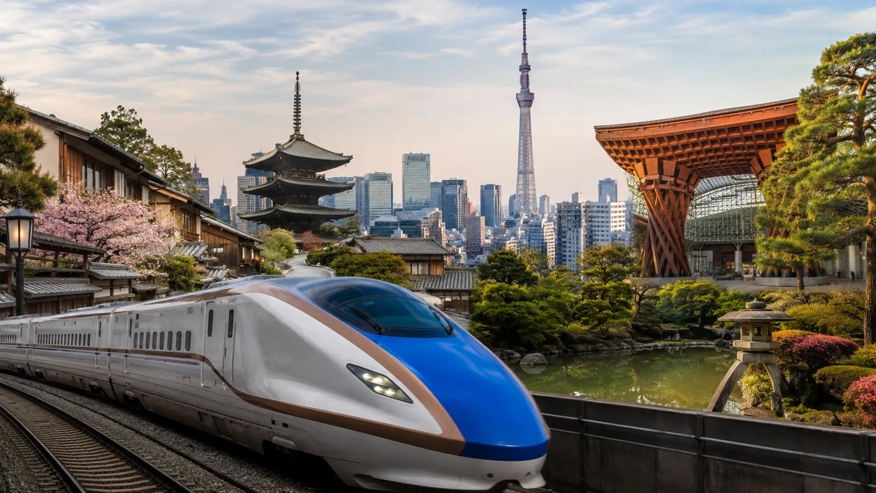 Giappone classico in treno: Tokyo, Kyoto e Kanazawa